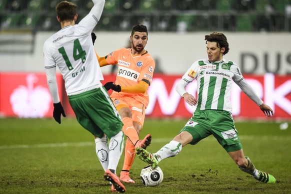 GC-Topscorer Dabbur hat gegen zähe Ostschweizer gar nichts zu bestellen.