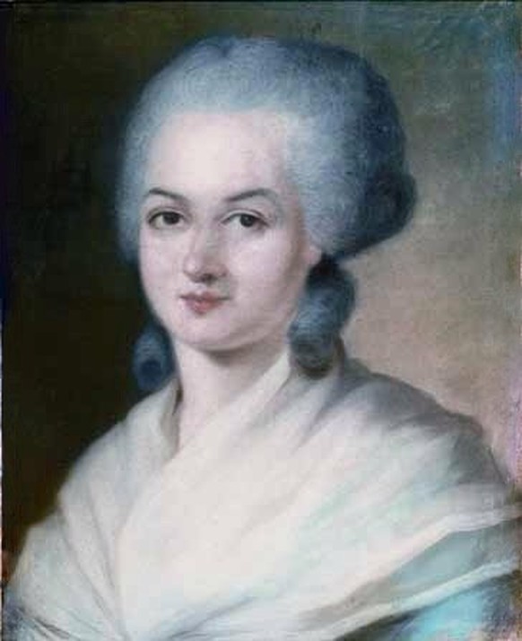 Olympe de Gouges (1748 – 1793). Porträt.