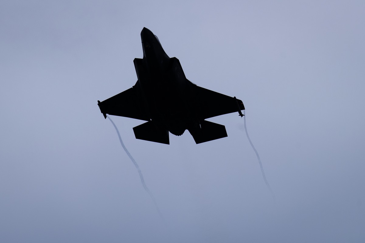 ARCHIV -- DER NATIONALRAT TRITT AUF KAUF DES F-35 JETS EIN -- Lockheed Martin F-35A fighter jet is pictured during a test and evaluation day at the Swiss Army airbase, in Payerne, Switzerland, Friday, ...