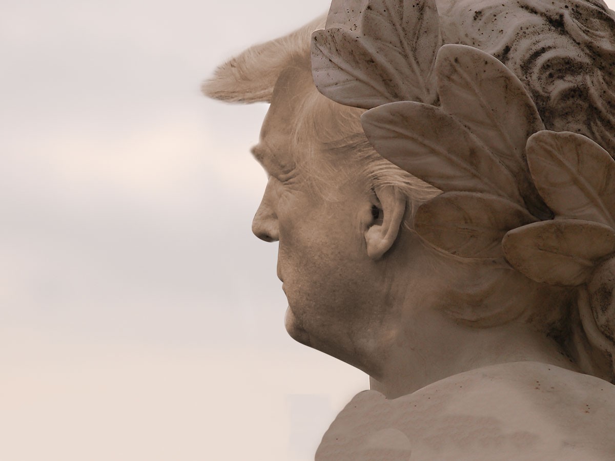 Trump als Cäsar