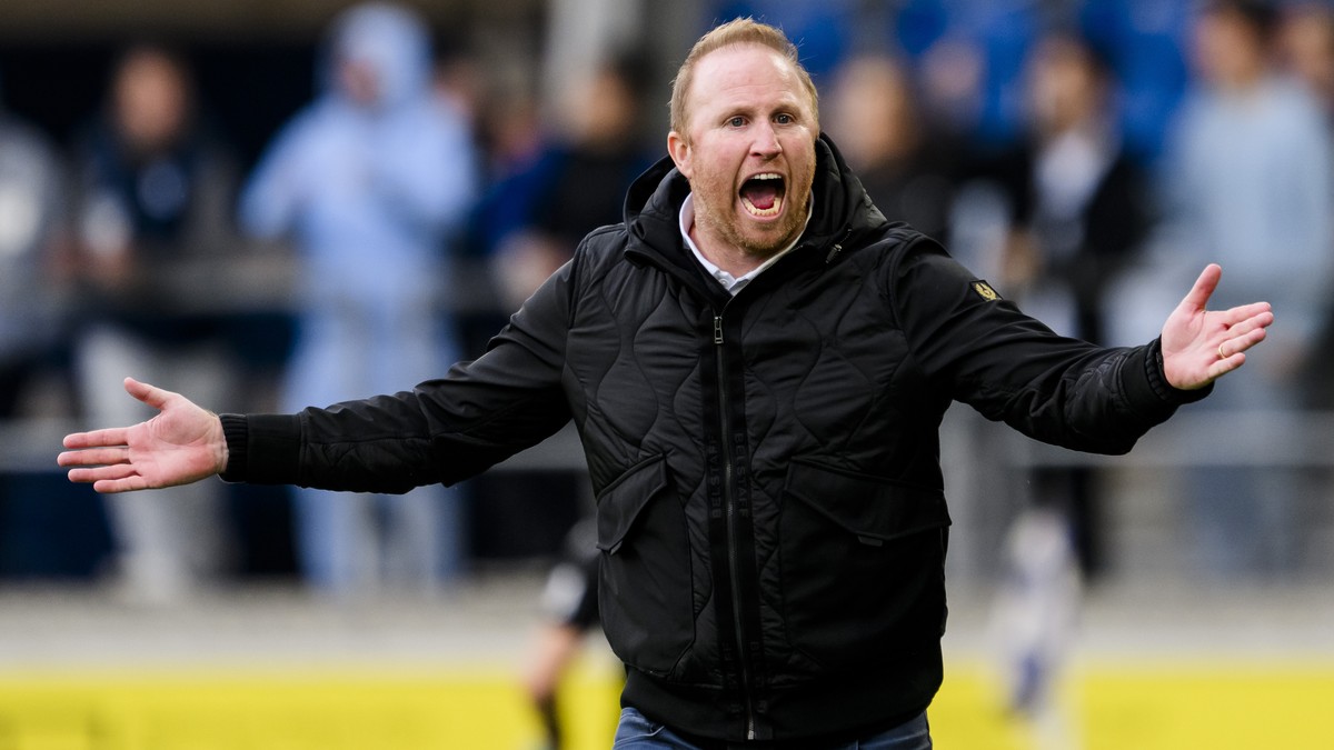 L'entraineur du FC Lausanne-Sport Ludovic Magnin reagit lors de la rencontre du championnat de football de Super League entre le FC Lausanne-Sport et le FC Basel 1893 le dimanche 29 octobre 2023  ...