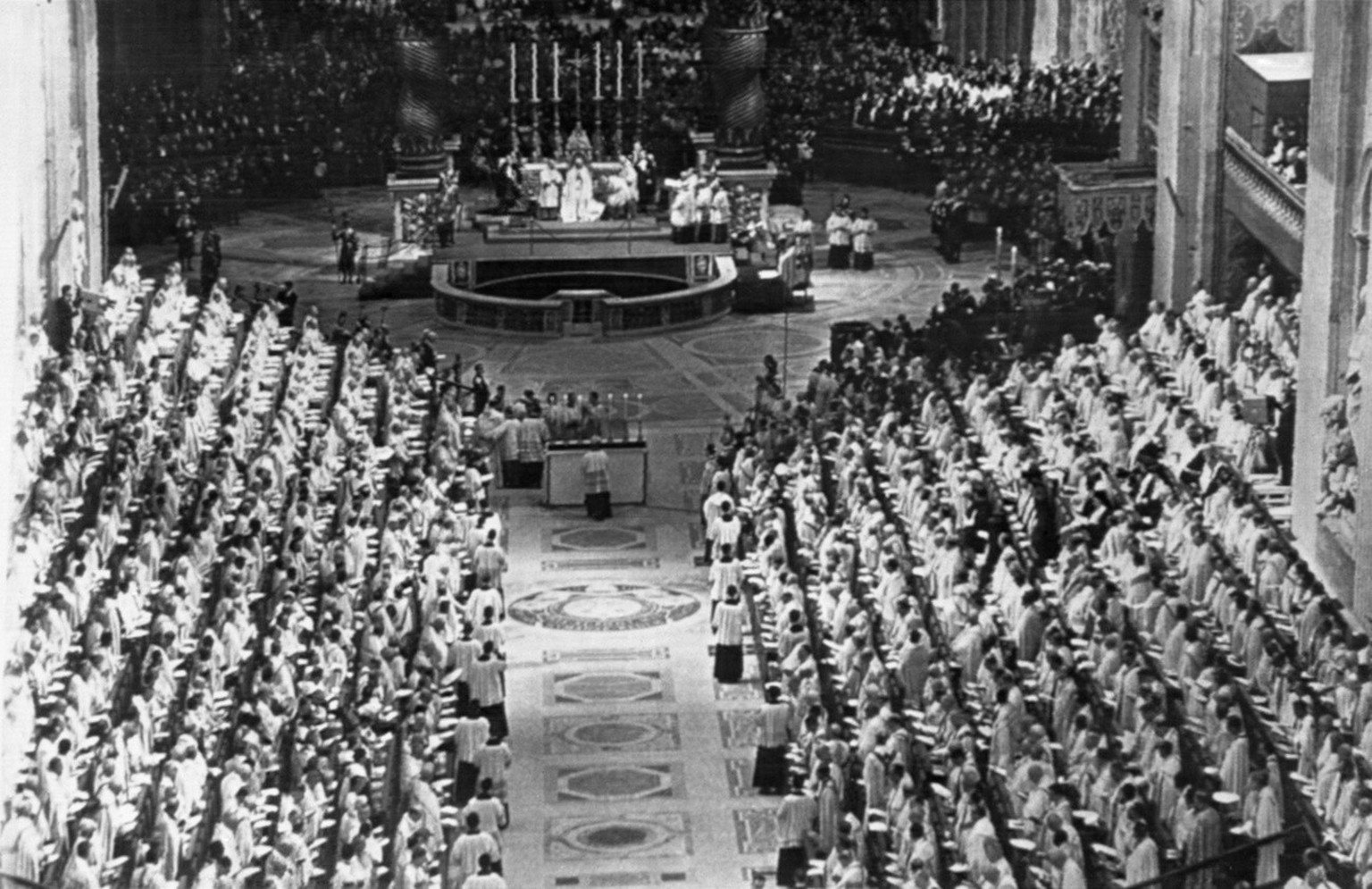 The second Vatican Ecumenical Council - Roman Catholicism&#039;s greatest assembly of prelates in history - was opened Oct. 11, 1962 by Pope John XXIII in St. Peter&#039;s Basilica in Vatican City. (A ...