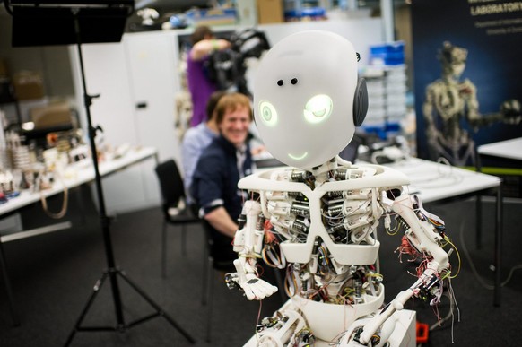Der vom «Artificial Intelligence Laboratory» der Universität Zürich entwickelte Roboter ROBOY.