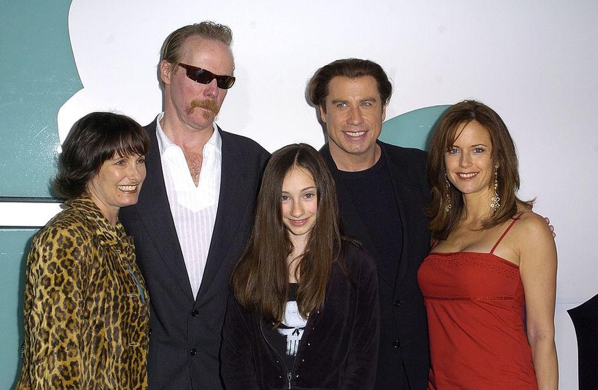 Hurd, Jonathan Hensleigh,Lolita de Palma, John Travolta, Kelly Preston Premiere «The Punsiher», 2004