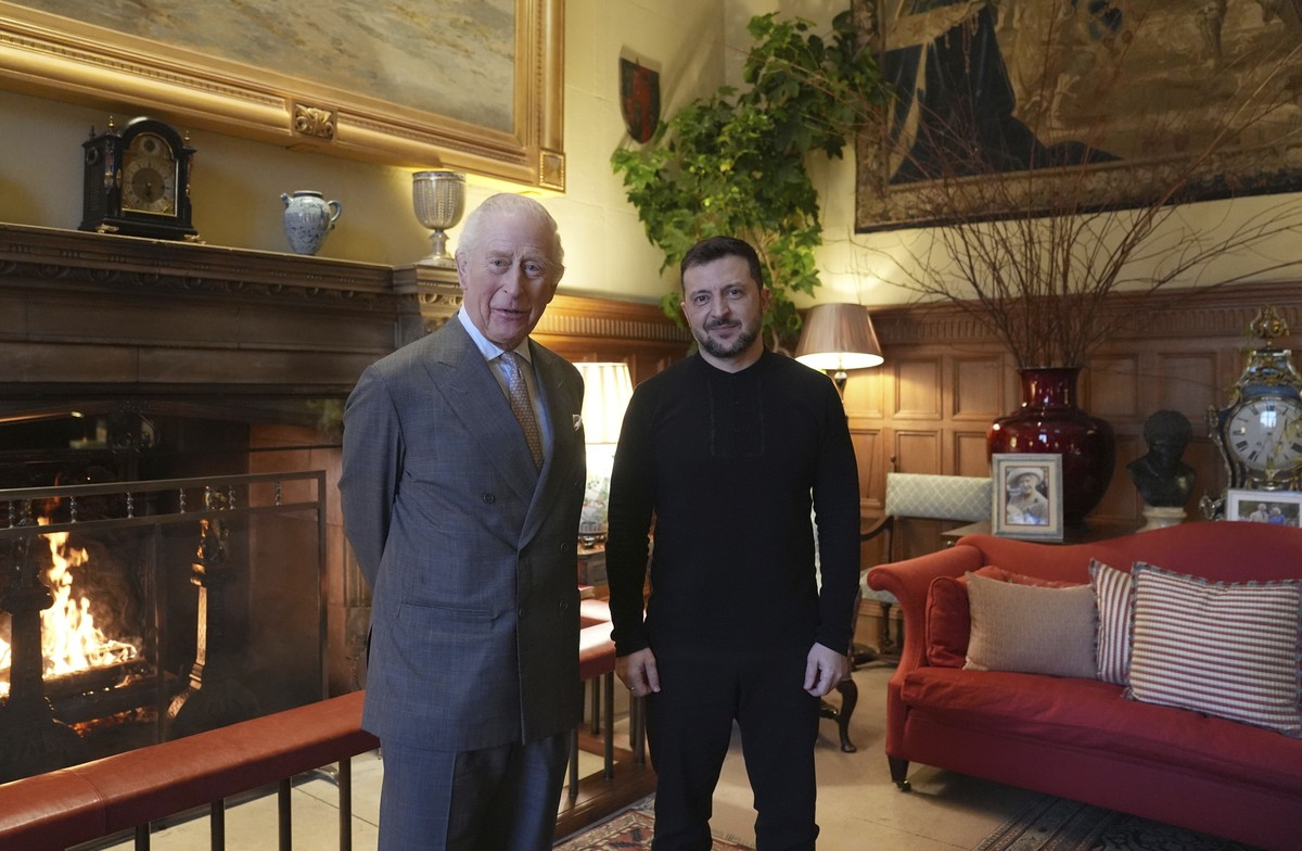 Nach Ukraine-Konferenz: Selenskyj von König Charles empfangen
