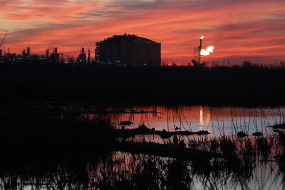 FILE - A flare burns at Venture Global LNG in Cameron, La., April 21, 2022. (AP Photo/Martha Irvine, File)
Louisiana Natural Gas