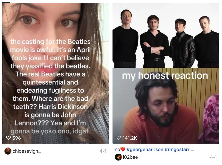Beatles Biopic &quot;YASSIFIED&quot; https://www.tiktok.com/search?q=beatles%20biopic%20yassified&amp;t=1745570338326