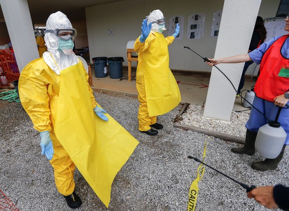 Studenten in Alabama lernen den Umgang mit Ebola-Patienten.