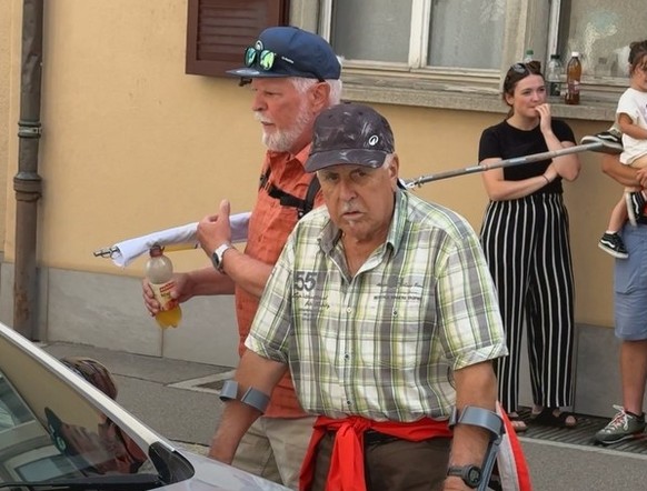 Walter Walker staucht einen französischen Autofahrer zusammen.