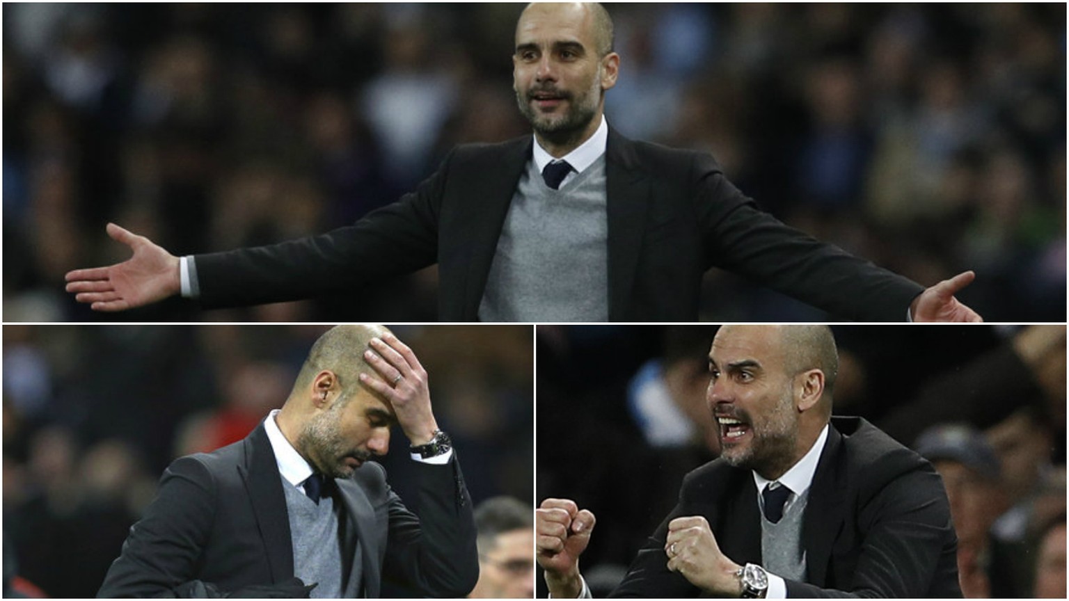 Pep Guardiola erlebte als Trainer von Manchester City eine Achterbahnfahrt der Gefühle.