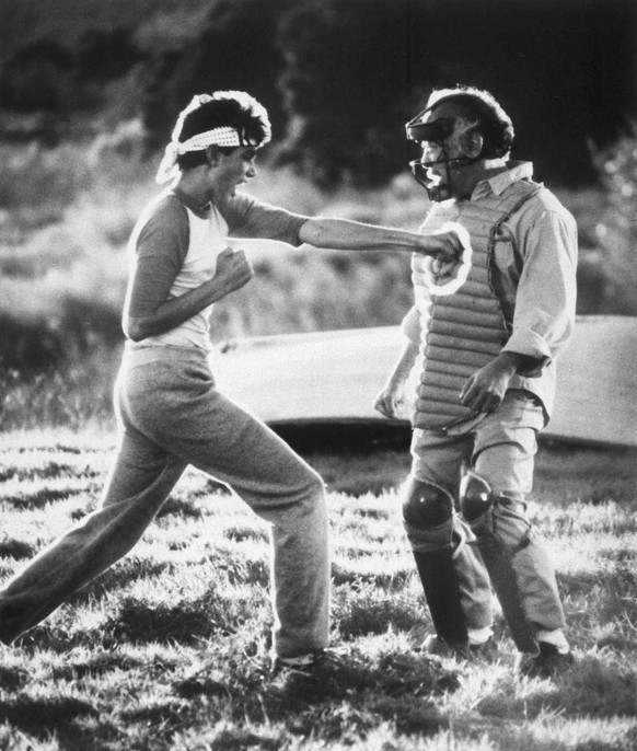 Ralph Macchio und Pat Morita 1984 in «The Karate Kid».