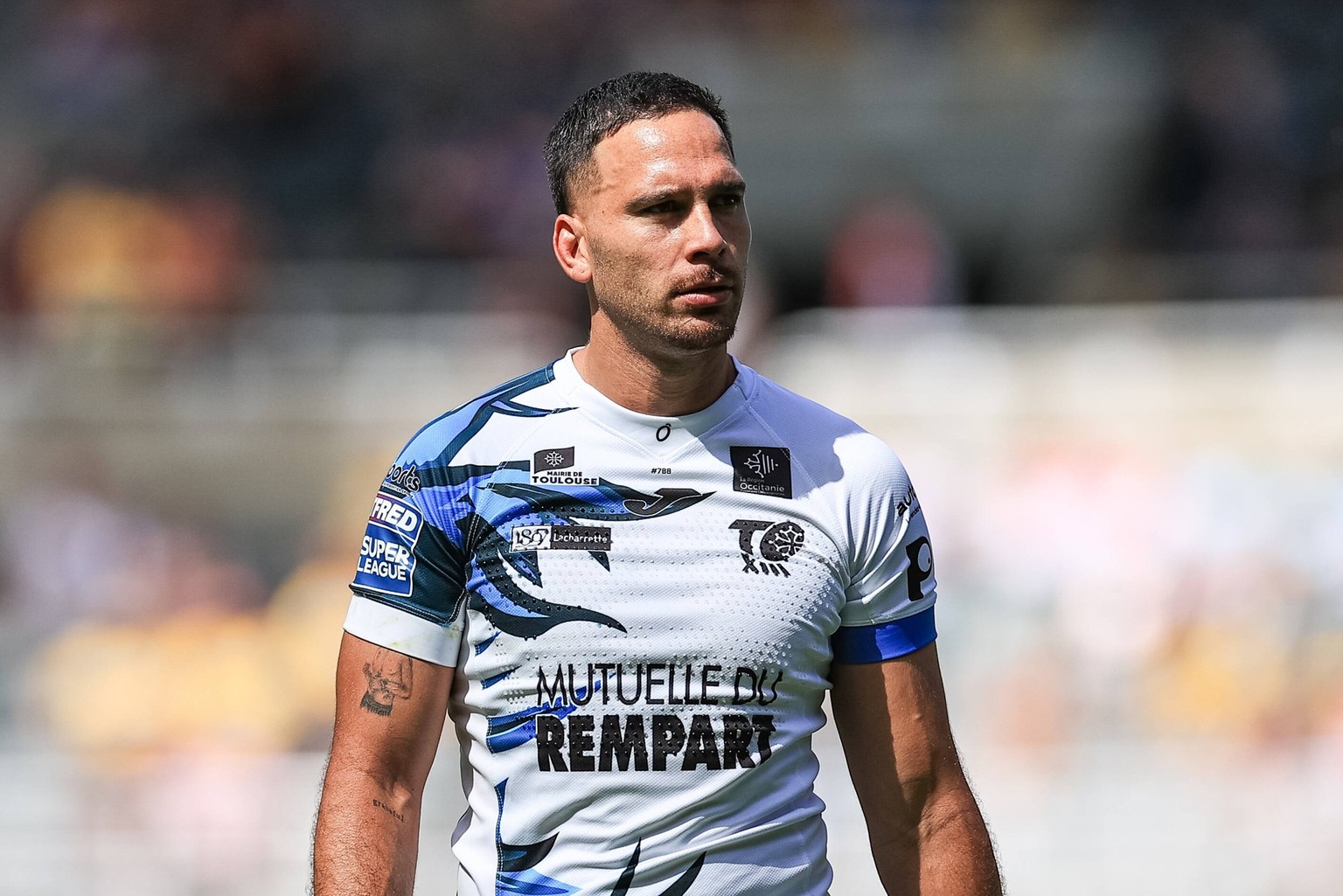 Betfred Magic Weekend Wakefield Trinity v Toulouse Corey Norman 6 of Toulouse Olympique during the game Newcastle St. James s Park Tyne and Wear United Kingdom Copyright: xMarkxCosgrove/NewsxImagesx
