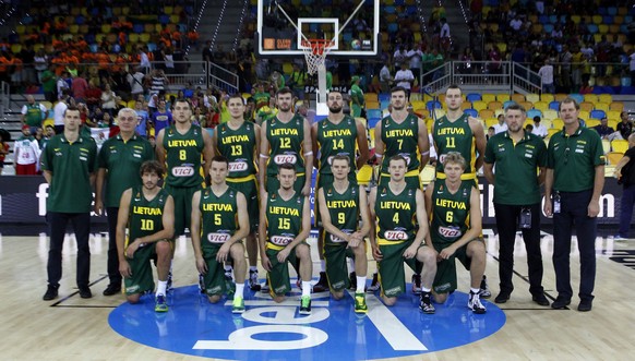 Deutlich Populärer als die Fussball-Nationalmannschaft: Litauens Basketballer.