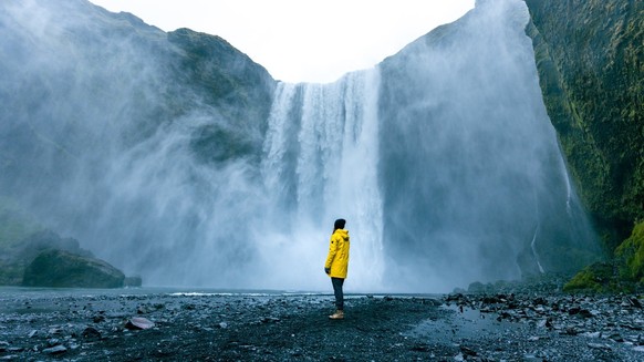 Wasserfall Skógafoss