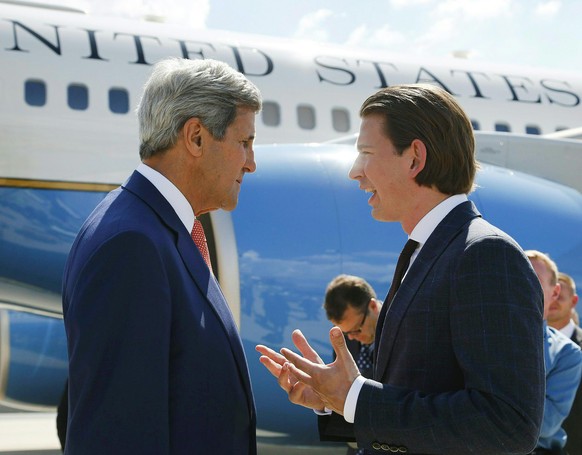 Hier mit US-Aussenminister John Kerry.