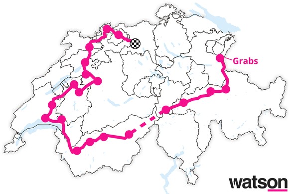 Gemäss Plan müssten die beiden in Grabs sein. Eigentlich.&nbsp;