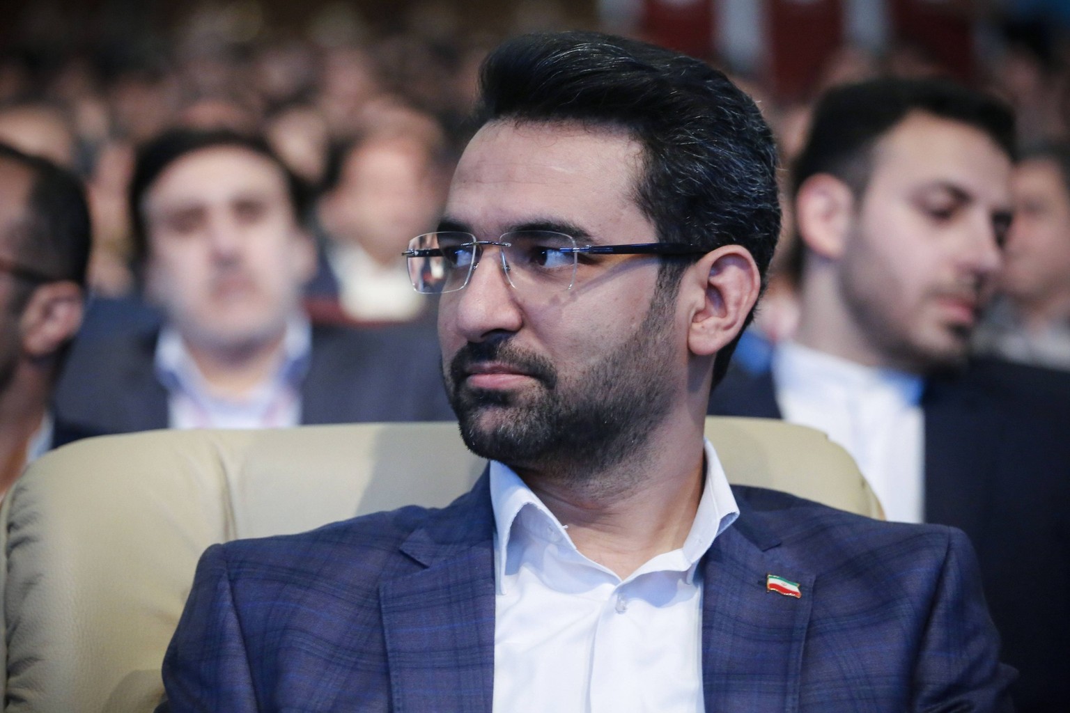 December 10, 2018, Tehran, Tehran, IRAN: Iran s information and communications technology minister, Mohammad Javad Azari Jahromi, attends the Smart Tehran Congress in Tehran, Iran. Azari Jahromi is cu ...