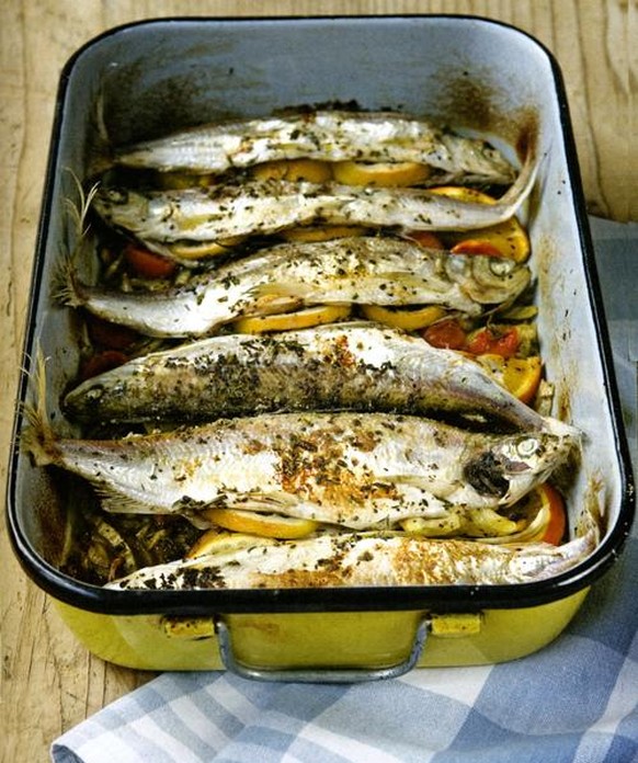 Fisch im Ofen – einfacher geht's kaum!<br>Rezept <em><a href="http://blog.cookaround.com/ilfornodimammacivetta/coregone-pesce-di-lago-al-forno/" target="_blank">hier</a></em> (Italienisch).