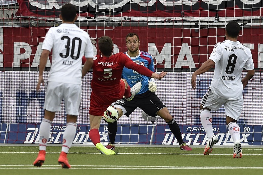 Fulvio Sulmoni Schnürt gegen Vaduz einen Doppelpack.