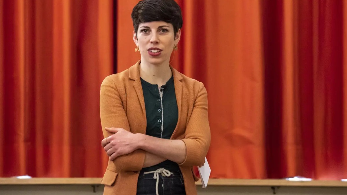 Ex-Ständerätin Lisa Mazzone (GE) verlor im zweiten Wahlgang vom 12. November ihr Amt. Jetzt scheint eine Rückkehr in die nationale Politik möglich (Olten, 25. März 2023).