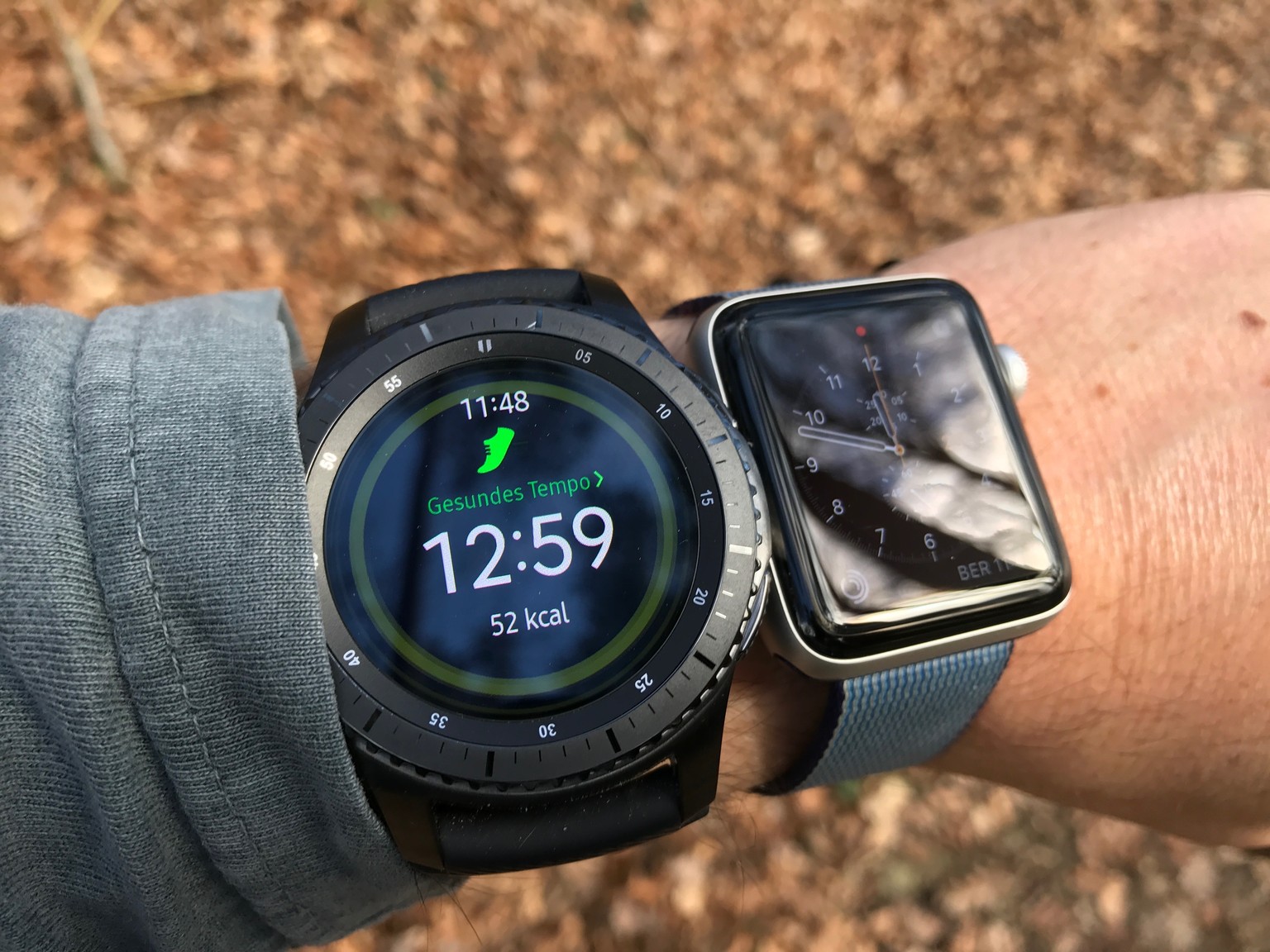 Gear S3 vs. Apple Watch 2 das taugt Samsungs Top Gun Uhr