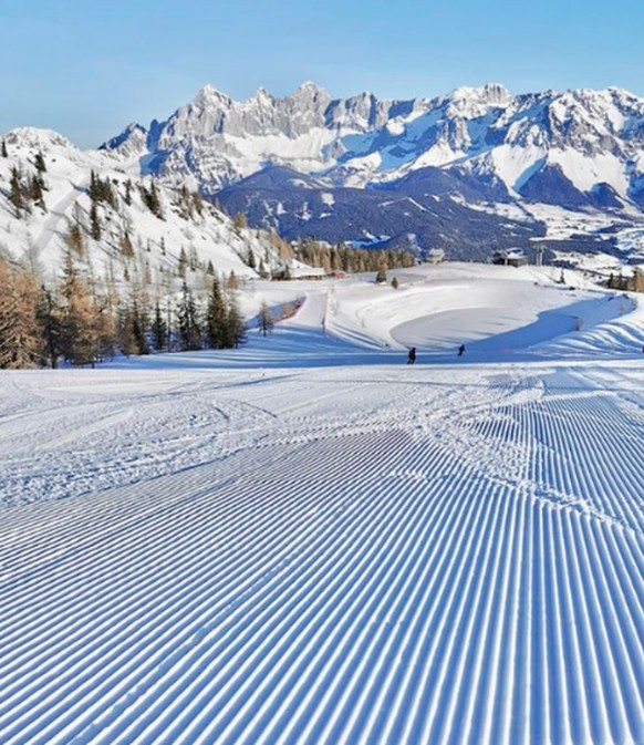 Die Piste im Skigebiet Reiteralm Österreich