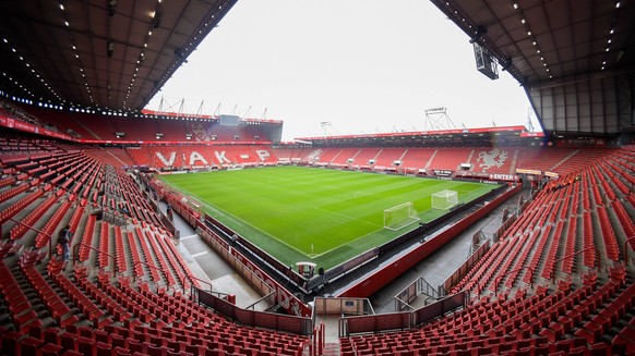 2025-10-05 FC Twente v Heracles Almelo - Dutch Eredivisie ENSCHEDE, NETHERLANDS - OCTOBER 5: General interior overview of the empty Grolsch Veste prior to the Dutch Eredivisie match between FC Twente  ...