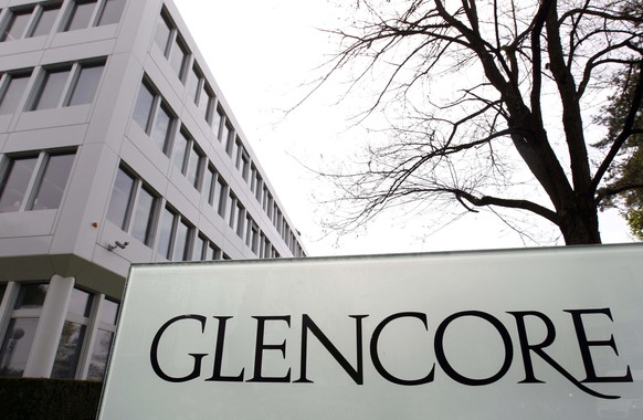 FILE - This April 14, 2011 file picture shows the Glencore headquarters in Baar, Switzerland. Mining giant Glencore said Friday that it aims to stop adding greenhouse gas emissions to the atmosphere b ...