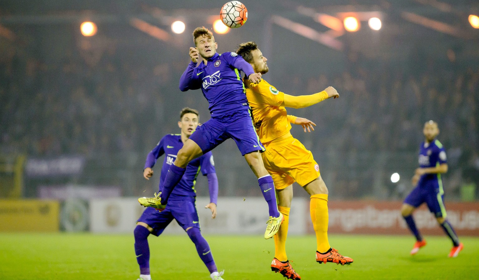 Autsch! Diese Niederlage schmerzt. Frankfurt verliert gegen Erzgebirge Aue mit 1:0.