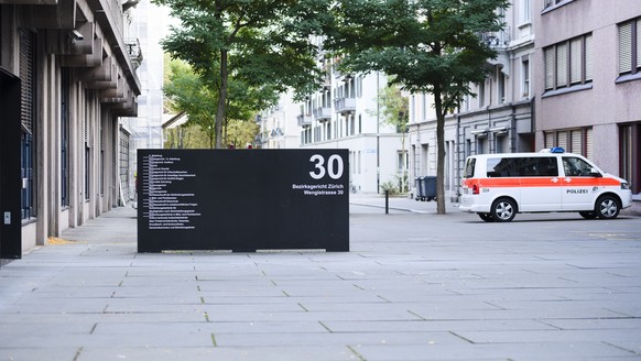 Das Gebaeude des Bezirksgerichts an der Wengistrasse 30 in Zuerich fotografiert am 3. Oktober 2016 in Zürich. (KEYSTONE/Manuel Lopez)