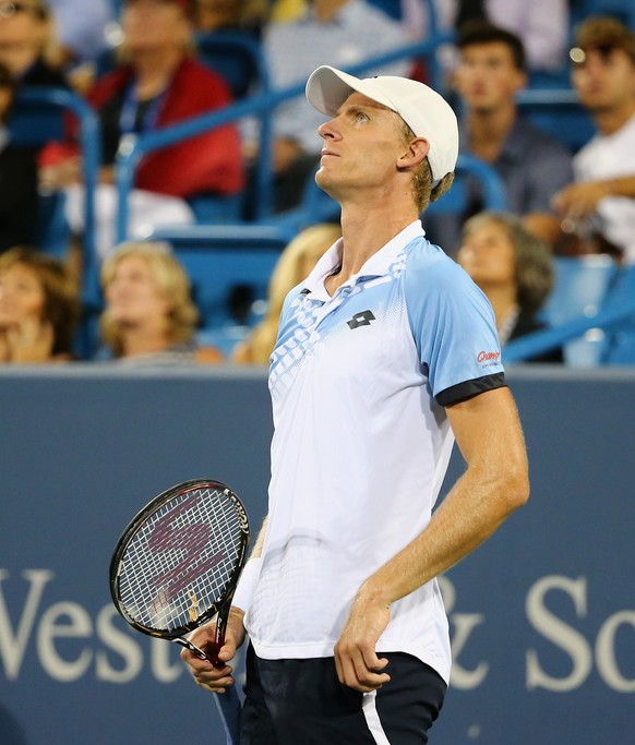 Seine Wunderwaffe, der Aufschlag, zeigte gegen Federer keine Wirkung: Kevin Anderson.