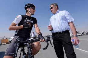 Eddy Merckx vor wenigen Wochen im Gespräch mit Fabian Cancellara.