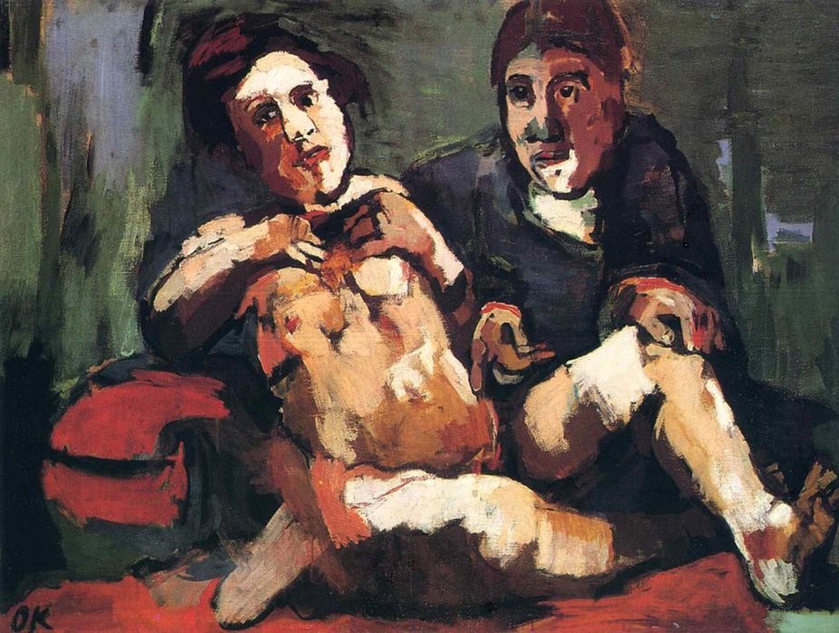 Kokoschka; Mann mit Puppe, 1922