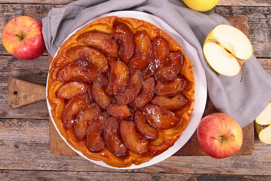 tarte tatin frankreich französisch dessert apfelkuchen essen food