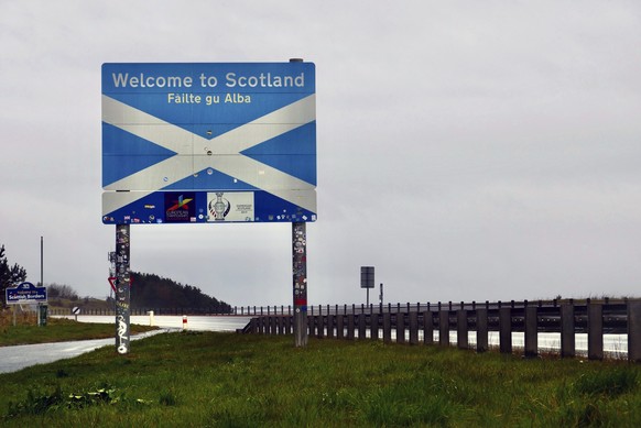 Wenn Schottland in die EU zurückkehrt, dürfte hier eine «harte» Grenze entstehen.