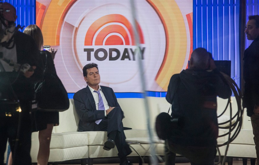 Charlie Sheen im November vor einem Interview in der «Today Show».