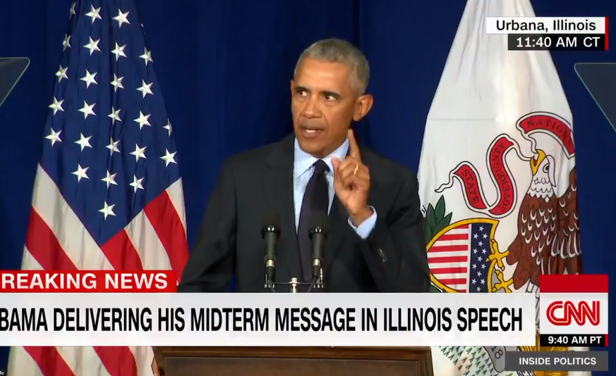 Barack Obama ist wieder zurück auf der Politbühne.