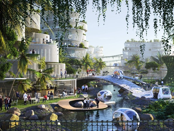 .... The winning proposal for reclamation and development of Malaysia s Penang South Islands would see huge lilypad-shaped urban areas created. Called BiodiverCity, the masterplan sees an Urban Mosaic ...