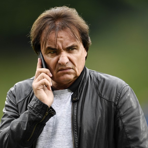 Sion Praesident Christian Constantin in der Super League Partie zwischen dem FC Vaduz und dem FC Sion im Stadion Rheinpark, am Samstag, 1. Oktober 2016, in Vaduz. (KEYSTONE/Nick Soland)