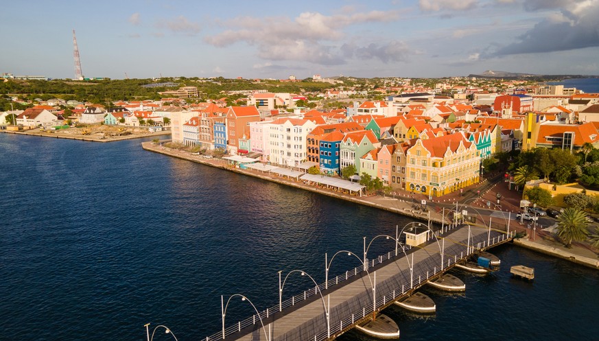 Willemstad Curacao Queen Emma Bridge