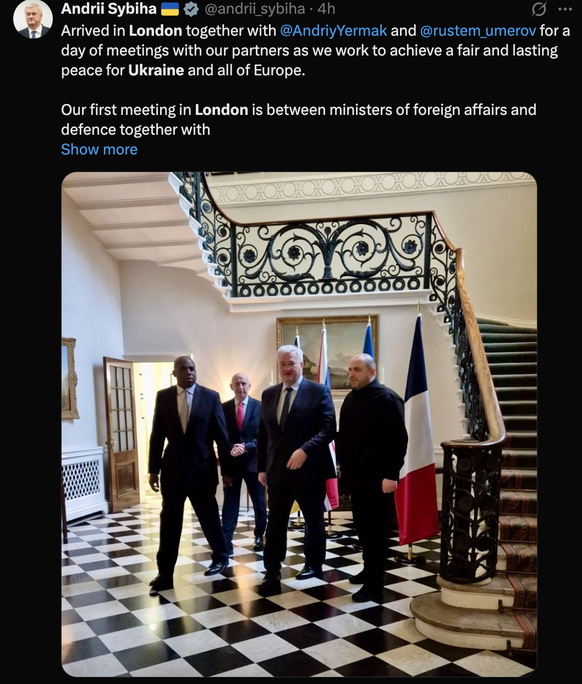 Ukraine meeting London