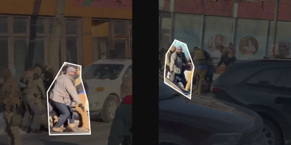 Bundesagenten bei der Erschiessung von Alex Pretti am 24. Januar 2026.