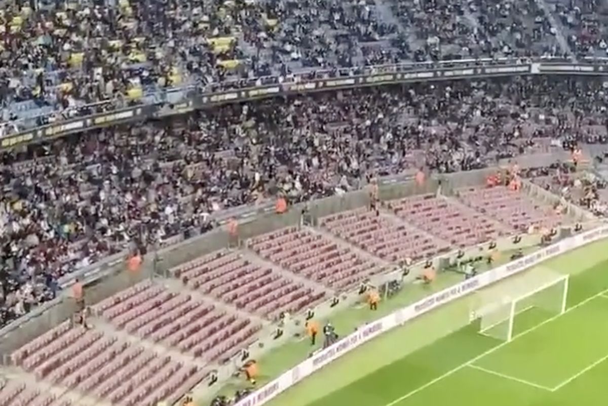 Le Camp Nou lundi soir.
