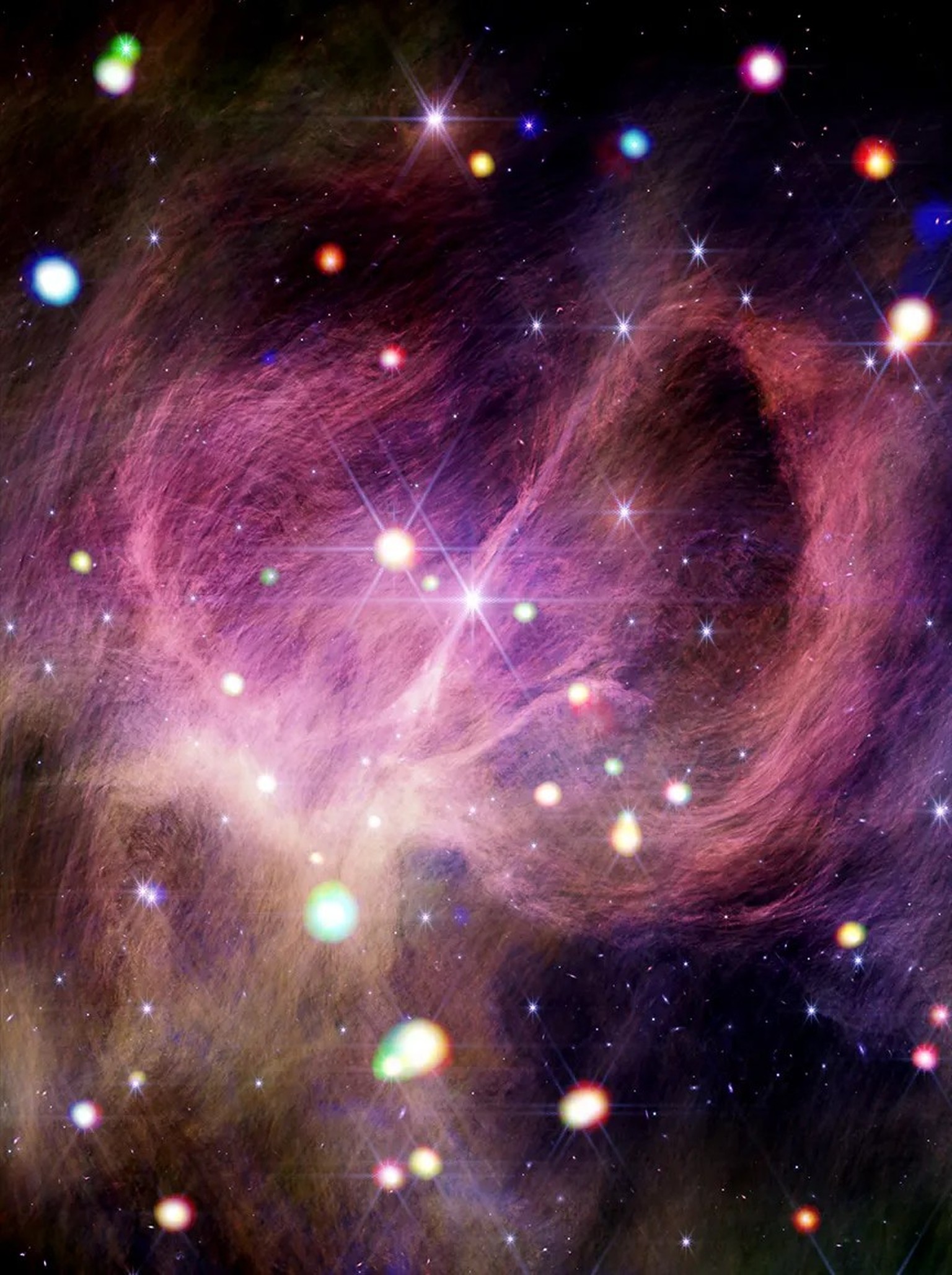 IC Stars
Data from NASA’s Chandra X-ray Observatory and NASA’s James Webb Space Telescope combine to reveal an otherworldly view of the star-forming region IC 348. In this image released on July 23, 2 ...