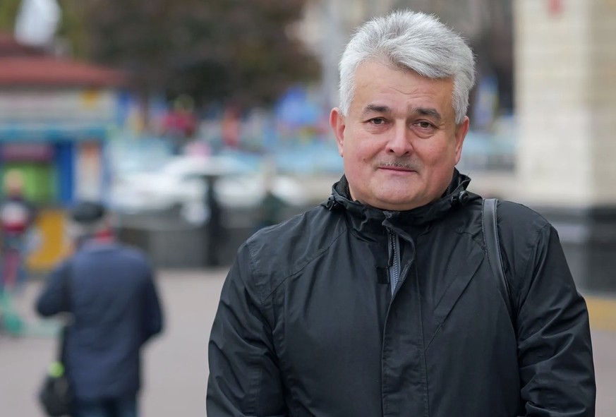 Kiew: Der 56-jährige Arzt Vasyl Pazynyak.