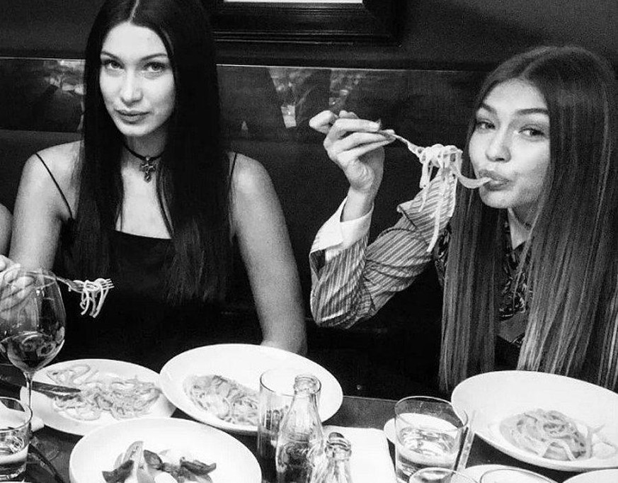 Gigi Hadid bella hadid instagram pasta essen food https://www.instagram.com/gigihadid/