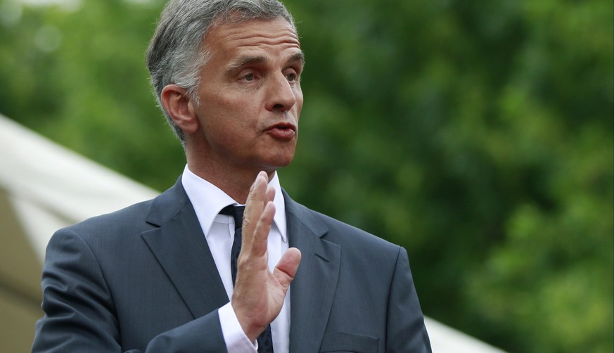 Bundespräsident Didier Burkhalter im Juni 2014.