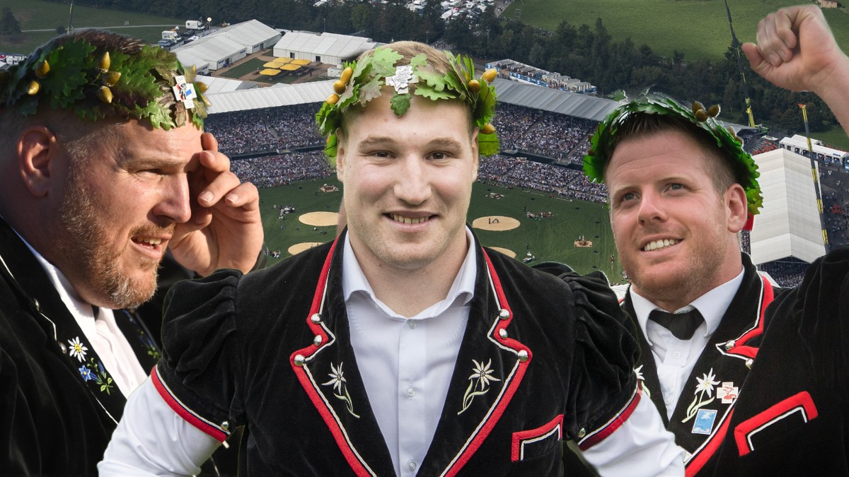 Schwingerkönige stucki, wicki, glarner