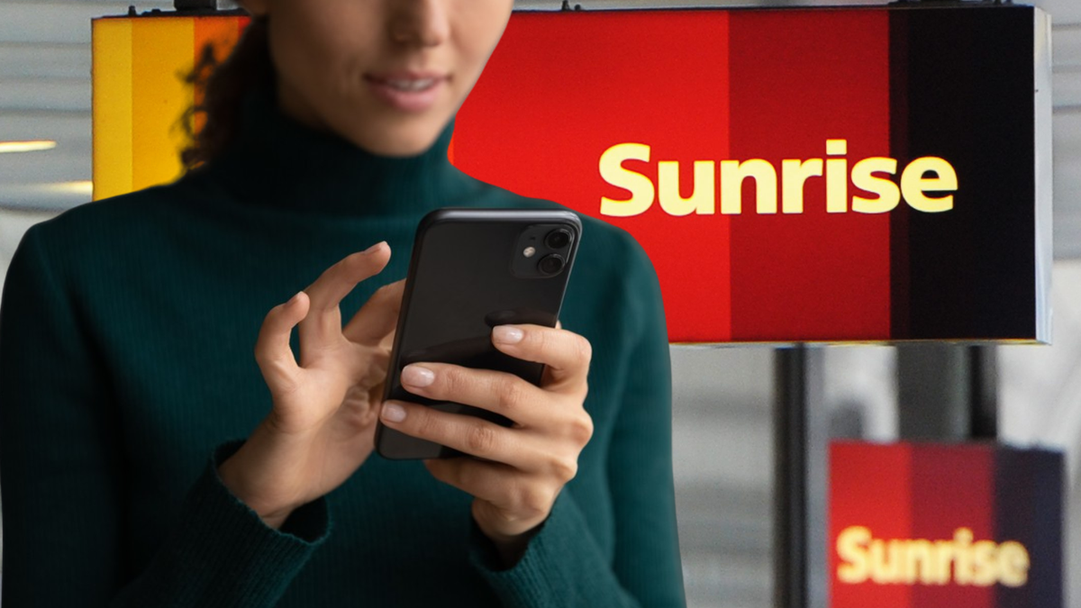 Sunrise dissocie son réseau 5G et 4G.