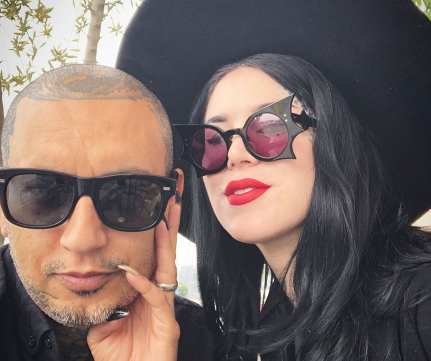 Kat von D und Rafael Reyes, besser bekannt als «Leafar Seyer».